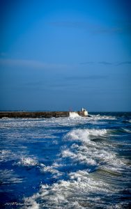 Une vue de la mer à Barneville-Carteret